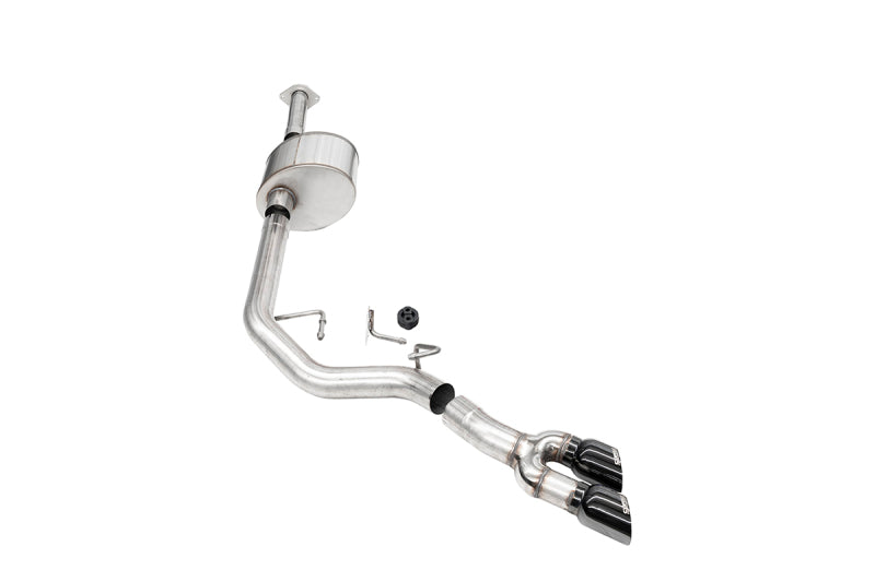 Corsa 15-20 Ford F-150 5.0L (145in WB) 3.0in Lightning Exit Catback w/ 3.5in Twin Black PVD Pro Tips - 21331BLK