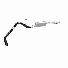 Load image into Gallery viewer, MagnaFlow SYS Cat-Back 11-14 Ford F-150 3.5L V6 EcoBoost 3in Black Single Side Exit Rear 3 Tip - 15364