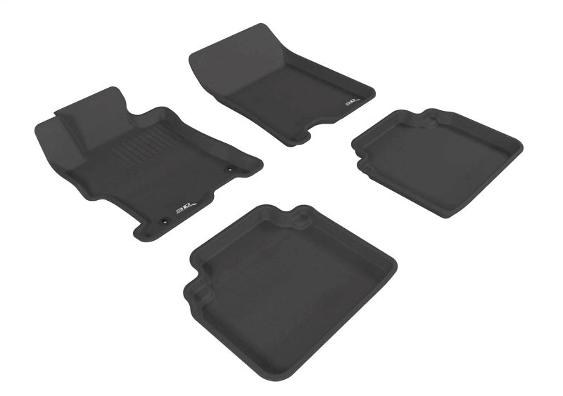 3D MAXpider 08-12 Honda Accord Sedan Kagu Black Full Set - L1HD00801509