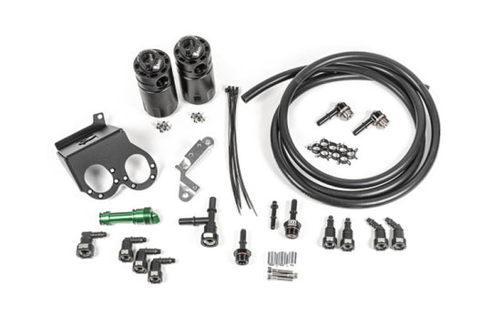 Radium Engineering 15-19 Corvette Z06 Dual Catch Can Kit Fluid Lock - 20-1186-FL