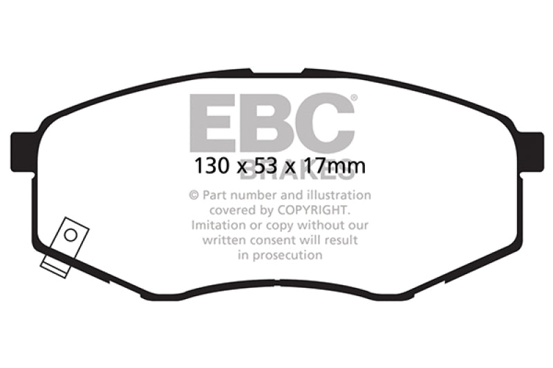 EBC 10-15 Hyundai Tucson 2.0 FWD Greenstuff Front Brake Pads - DP21866