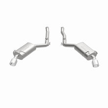 Load image into Gallery viewer, MagnaFlow Axle-Back Stainless Dual Split 4in Polished Tips 10-15 Chevrolet Camaro Convert. 3.6L V6 - 15354