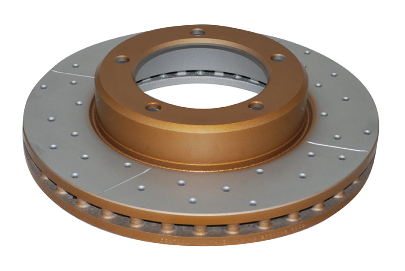 DBA 98-05 Lexus LX470 / 98+ Toyota LandRunner 100 Series Front Drilled & Slotted Street Series Rotor - DBA788X