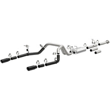 Load image into Gallery viewer, MagnaFlow 11-19 Chevrolet Silverado 2500/3500 HD V8-6.0L Dual Split Cat-Back Exhaust w/Black Tips - 19377