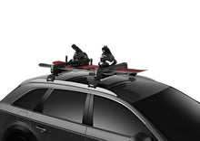 Load image into Gallery viewer, Thule SnowPack Extender Slide-out Ski/Snowboard Rack (Up to 6 Pair Skis/4 Snowboards) - Black - 732508