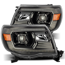 Load image into Gallery viewer, AlphaRex 05-11 Toyota Tacoma PRO-Series Projector Headlights Plank Style Design Alpha Black w/DRL - 880736