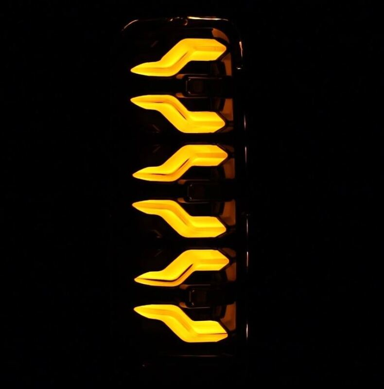 AlphaRex 87-96 Ford Bronco/F-150 Luxx-Series LED Tail Lights - Alpha-Black - 658006