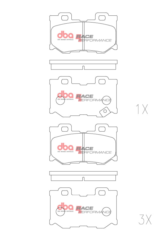 DBA 09-20 Nissan 370Z RP Performance Rear Brake Pads - DB2401RP