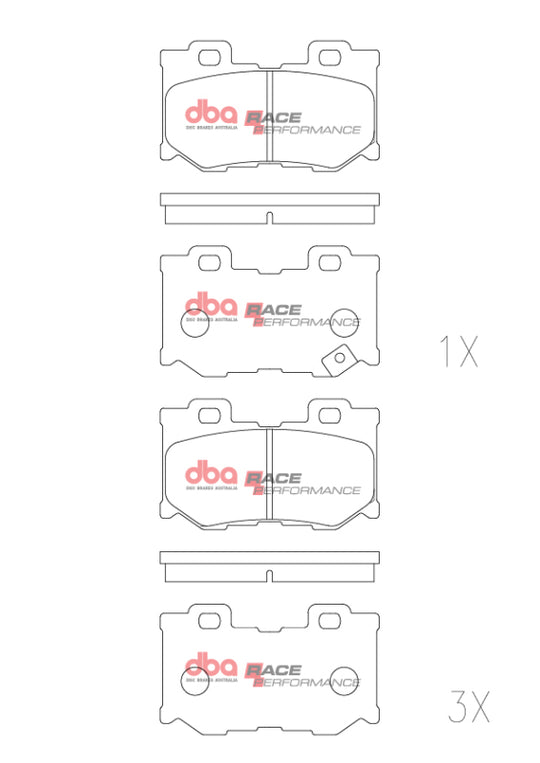 DBA 09-20 Nissan 370Z RP Performance Rear Brake Pads - DB2401RP