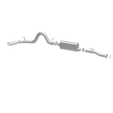Load image into Gallery viewer, MagnaFlow Cat-Back 2016 Toyota Tacoma 3.5L V6 SS 3in Single Pass Side Exit Rear 4in Tip - 19291