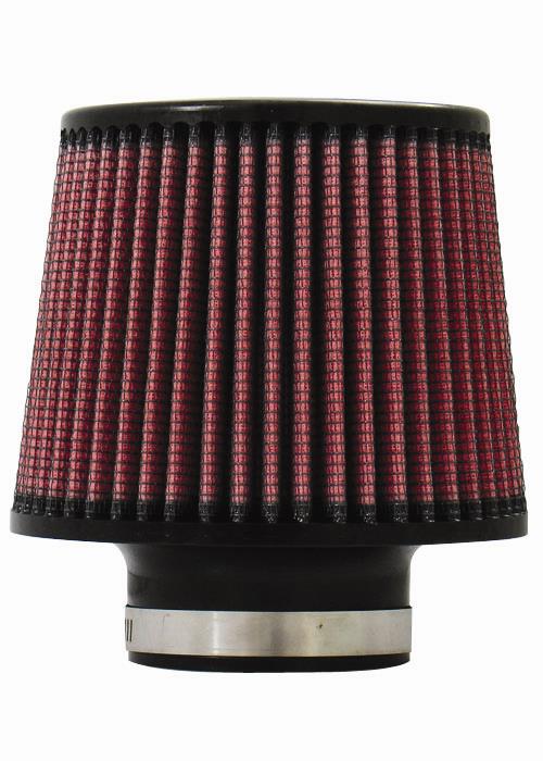 Injen High Performance Air Filter - 2.75 Black Filter 6 Base / 5 Tall / 5 Top - X-1013-BR
