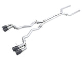 AWE Tuning 18-19 BMW M5 (F90) 4.4T AWD Cat-Back Exhaust - Track Edition (Diamond Black Tips) - 3020-43078