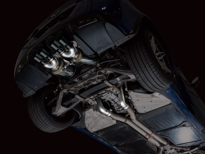 AWE Tuning C6 Chevrolet Corvette Z06/ZR1 Track Edition Axle-Back Exhaust w/ Diamond Black Tips - 3020-43606