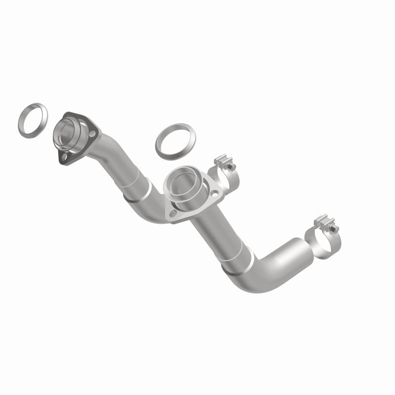 MagnaFlow 66-72 Chevy C10 Pickup V8 2-Piece Front Exhaust Pipe Kit (2in Tubing/Clamps/Inlet Flanges) - 15380