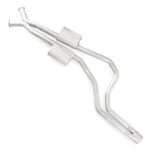 Load image into Gallery viewer, Stainless Works 2004 GTO 3in Catback Chambered Mufflers X-Pipe Slash Cut Tips - GTOTOLTMDT