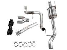 Load image into Gallery viewer, AWE 21-25 Ford F150 (14th Gen Reg Cab) Cat-Back Exhaust - 4.5in Dual Side Exit Diamond Black Tips - 3015-33145