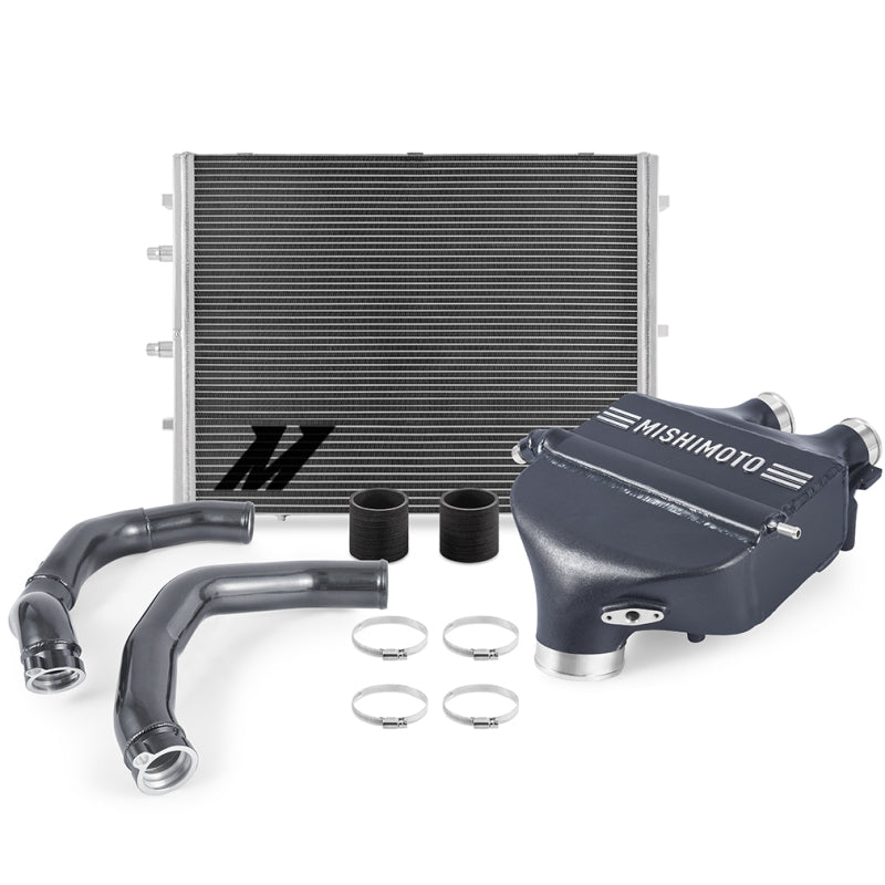 Mishimoto 15-20 BMW F8X M3/M4 Performance Air-to-Water Intercooler Power Pack - Mineral Gray - MMB-F80-PPCMG