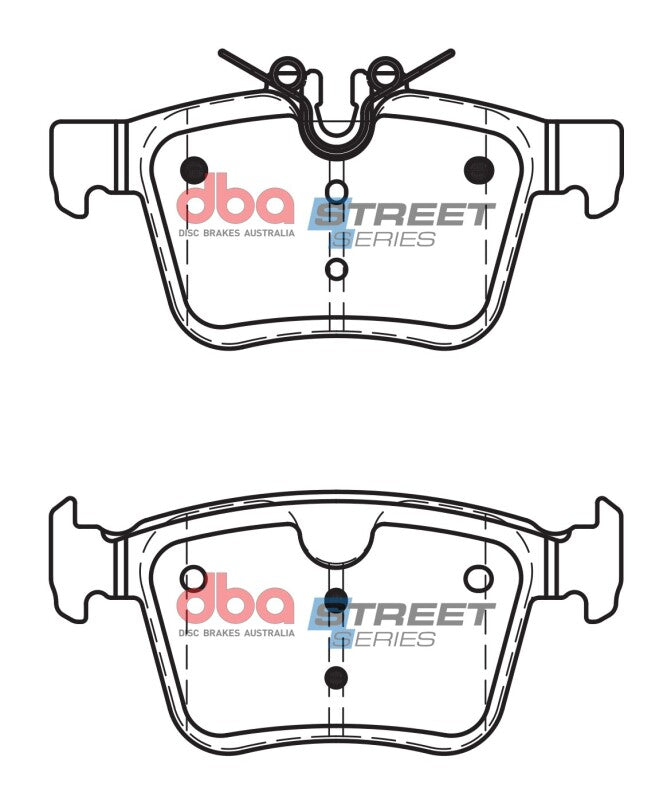 DBA 16-22 Volvo XC90 Rear Street Series Brake Pads - DB15059SS