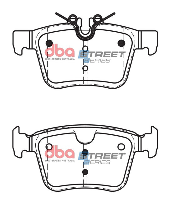 DBA 16-22 Volvo XC90 Rear Street Series Brake Pads - DB15059SS