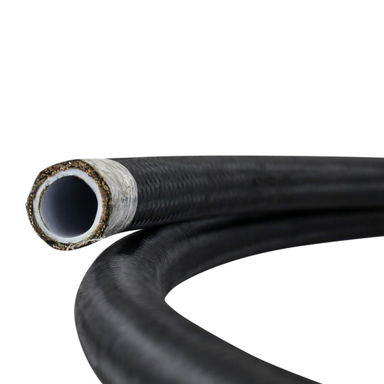 Mishimoto PTFE Braided -6AN 6ft Hose Black - MMSBH-0672-PB