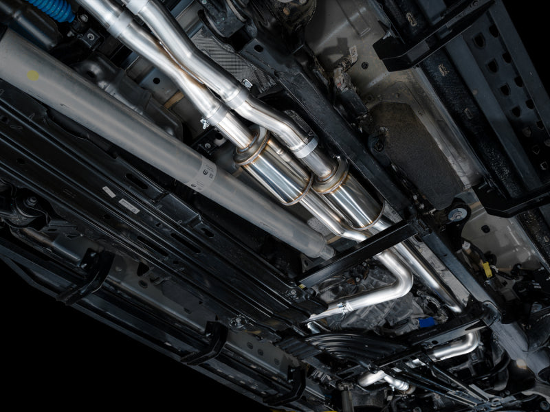 AWE Tuning 2025+ RAM 1500 RHO 3.0 I6 TT 0FG Dual Rear Exit Cat-Back Exhaust - Diamond Black Tips - 3015-33630
