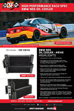 Load image into Gallery viewer, CSF 11-16 BMW 135i(X) 5 Door F20 / M135i(X) 3 Door F21 Race-Spec Oil Cooler - 8145