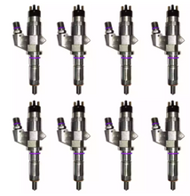 Load image into Gallery viewer, Exergy 01-04 Chevrolet Duramax 6.6L LB7 Reman 100% Over Injector - Set of 8 - E01 10108