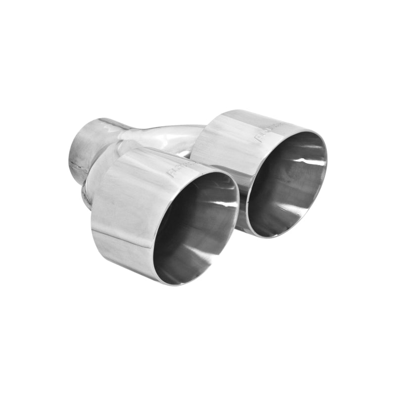Flowmaster SS Tip 2.5in.X4.0in. Double W Dual Tip - 15391