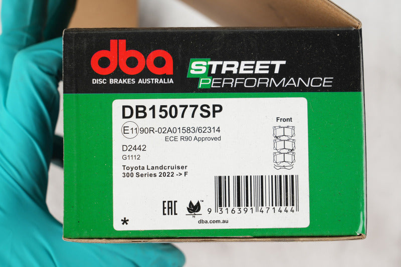 DBA 2022 Lexus LX600 Front SP Performance Brake Pads - DB15077SP