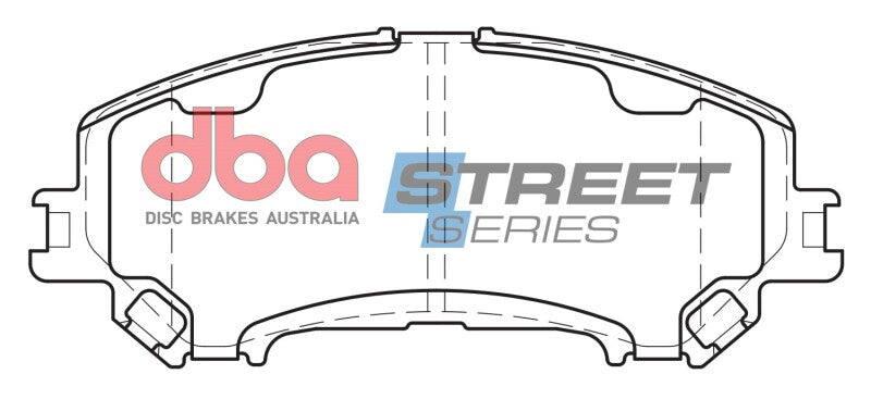 DBA 2018 Nissan Rogue (295mm Front Rotor Excl Hybrid) Street Series Front Brake Pads - DB2345SS