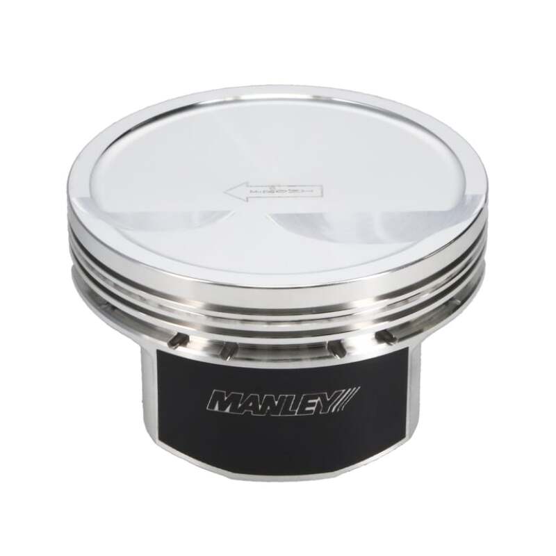 Manley Chevrolet LS Piston Set - 4.080in Bore 1.115in CH, -10.00 CC - 592780CE-8