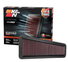 Load image into Gallery viewer, K&amp;N 05-10 Toyota Tacoma/Tundra / 02-09 4Runner / 07-09 FJ Cruiser Drop In Air Filter - 33-2281