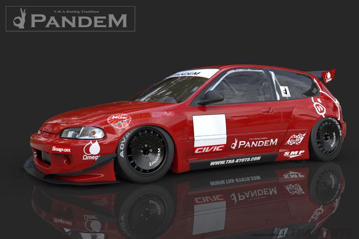 GReddy 92-95 Honda Civic EG Hatchback Pandem Rocket Bunny Front Bumper - 17050111