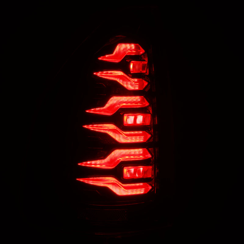 AlphaRex 14-21 Lexus GX470 Luxx-Series LED Tail Lights - Alpha-Black - 678012