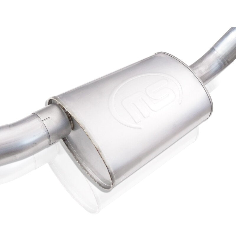 Stainless Works 62-67 Chevy Nova 3in Catback w/ X-Pipe Turbo Chambered Mufflers 3in Cores - NVSBC3CB