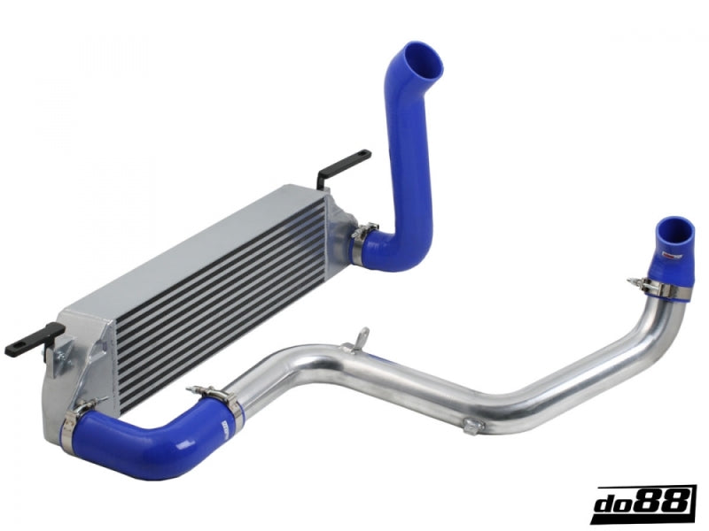 do88 06-13 Volvo C30/C70 Turbo/04-12 Volvo S40/V50 Turbo BigPack Intercooler Kit w/Red Hoses - BIG-V50-R