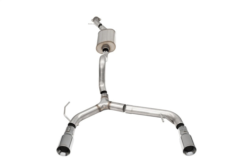 Corsa 21-25 Ford Bronco 2.3L 2-Door 2.75in Cat-Back Dual Rear Exhaust w/4in Straight-Cut Polish Tips - 21204