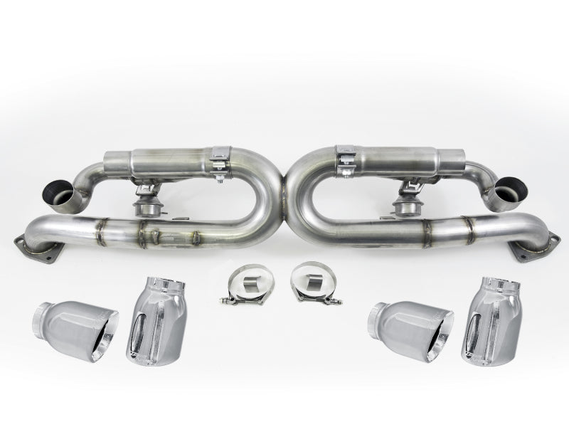 AWE Tuning Porsche 991 SwitchPath Exhaust for PSE Cars Chrome Silver Tips - 3025-42010