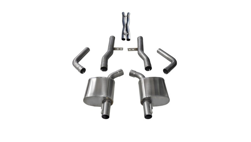 Corsa 2017-2020 Dodge Charger/Chrysler 300 5.7L V8 Xtreme Cat-Back Dual Rear Exit w/o Tips - 21018