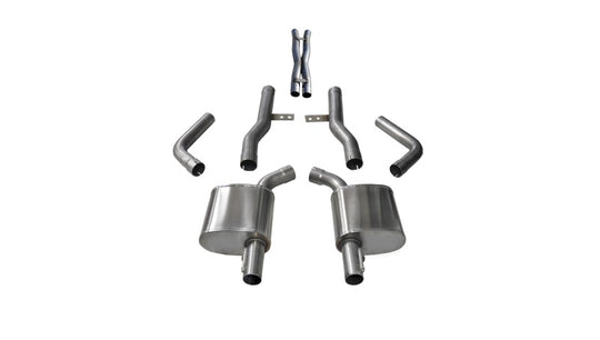 Corsa 2017-2020 Dodge Charger/Chrysler 300 5.7L V8 Xtreme Cat-Back Dual Rear Exit w/o Tips - 21018