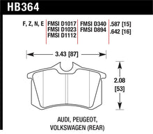 Load image into Gallery viewer, Hawk HP+ Street Brake Pads - HB364N.587