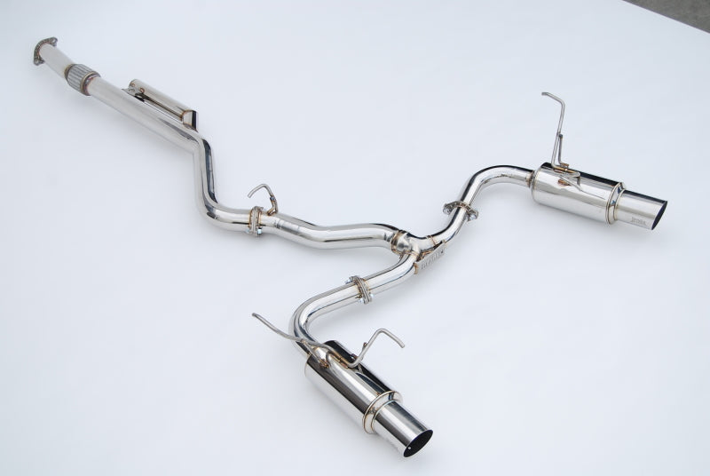 Invidia 2022+ Subaru WRX N1 Twin Outlet Single Layer SS Tip Cat-Back Exhaust - HS22WRXGTP