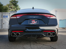Load image into Gallery viewer, aFe Gemini XV 3in to Dual 2-1/2in 304 SS Cat-Back Exhaust w/ Cut-Out 18-21 Kia Stinger L4-2.0L (t) - 49-37034