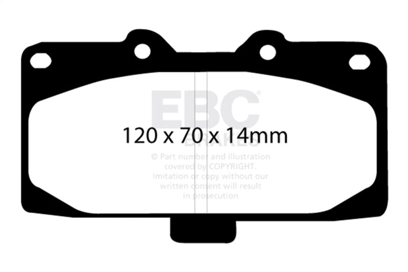 EBC brake Ultimax2 brake Pads - UD647