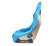 Load image into Gallery viewer, NRG FRP Bucket Seat ULTRA Edition - Medium (Blue Alcantara/Pearlized Back) - FRP-303BL-ULTRA