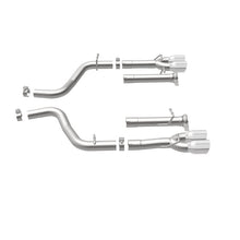 Load image into Gallery viewer, MagnaFlow Axle-Back, SS, 2.5in, Quad Split Rear 3.5in Tip 2015 Dodge Challenger R/T 5.7L - 19210