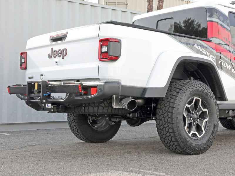 aFe 2021+ Jeep Gladiator V6-3.0L (td) Vulcan Series 3in 304 SS DPF-Back Exhaust System - Polishd Tip - 49-38093-P