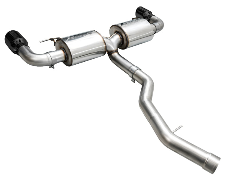AWE 19-23 BMW 330i / 21-23 BMW 430i Base G2X Touring (Excl. Conv) Axle-Back Exhaust - Diamond Black - 3015-33429