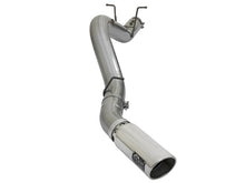 Load image into Gallery viewer, aFe LARGE BORE HD 5in 409-SS DPF-Back Exhaust w/Polished Tip 2017 GM Duramax V8-6.6L (td) L5P - 49-44085-P