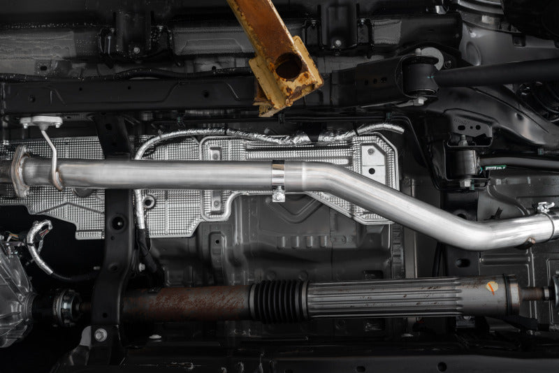 MBRP 2021+ Ford Bronco 2.3L/2.7L EcoBoost 3in Black Aluminized Catback Exhaust - S5235BLK